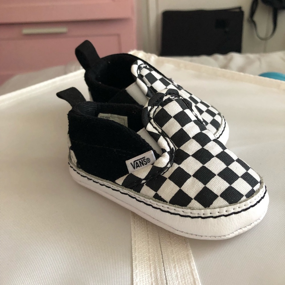 Infant checkered vans